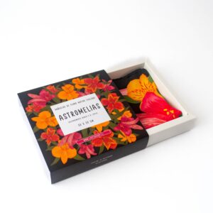 Pañuelo Astromelias 50x50 cm